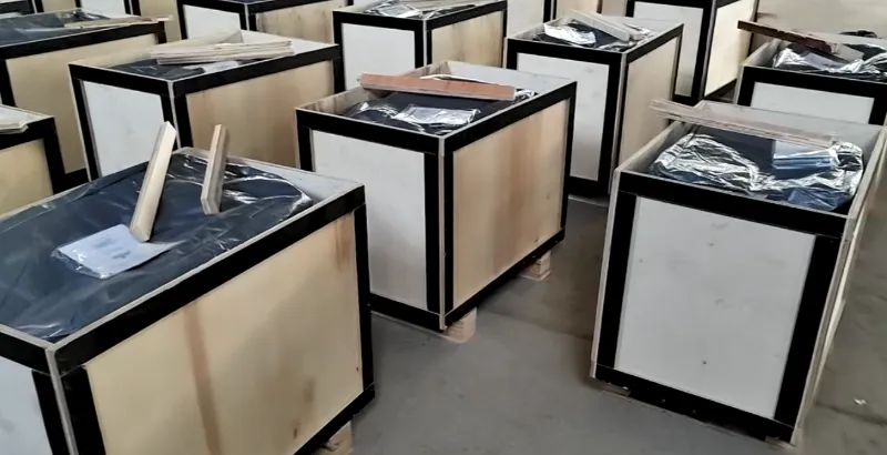 배달 ! Shunhang Machine은 Janpan에 100개 이상의 가솔린 ​​플레이트 압축기를 배송합니다.